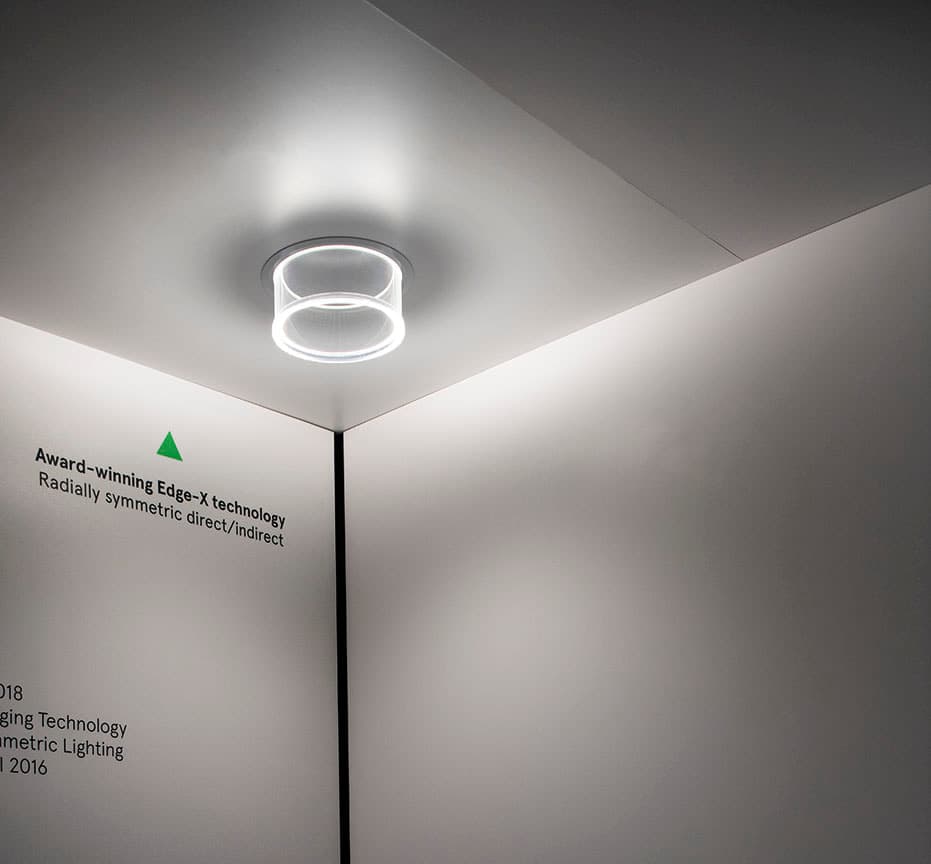 QuarkStar circular downlight prototype application image